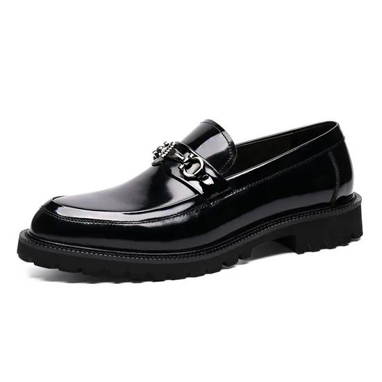 Wholesale British Style Slip on Classic Business Office Shoes Men Wedding Luxury Dress Loafers